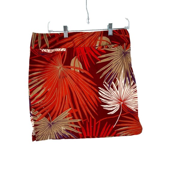 Gap Vintage Skirt Womens Size 10 Floral Tropical 90s Retro Cotton Side Zip‎ - Picture 5 of 7